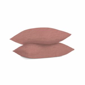 Dreamers Den Mousseline Kussenslopen set 2x 60x70cm Oud Rose