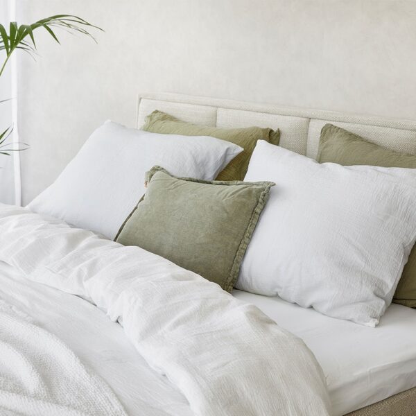 Dekbedovertrek 100% Katoen Mousseline Wit