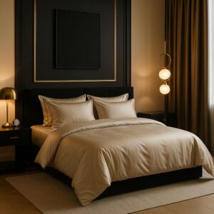 Dreamers Den Dekbedovertrek TENCEL™ Lyocell  - Zand