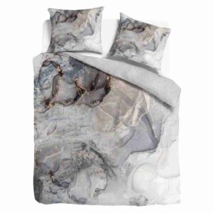 Venice Dekbedovertrek 100% Katoen Satijn Mercury Grijs