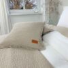 Town&Country Stonewashed Katoen Sprei – Carolina Zand