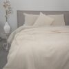 Town&Country Stonewashed Katoen Sprei- Hunter Ecru